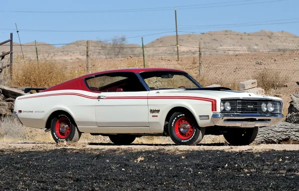 1969, the front, Muscle car, Muscle car, Mercury, Mercury, Cyclone, Cale Yarborough Special