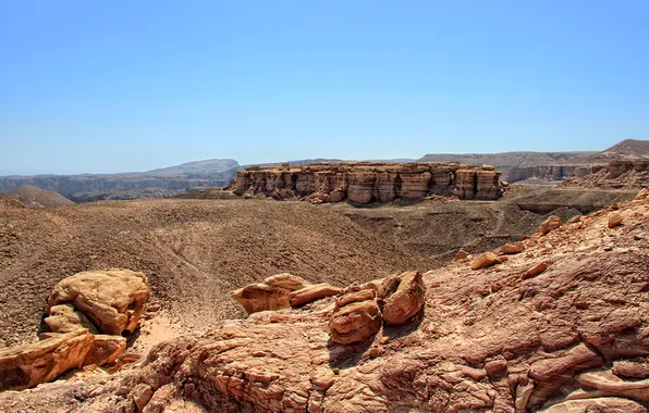 Picture sand, mountains, stones, desert, Sinai