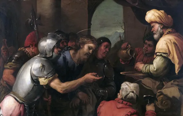 Picture picture, religion, mythology, Luca Giordano, Pilate Washes His Hands