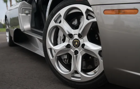 Picture Lamborghini, close-up, Lamborghini Murcielago, Murcielago, wheel