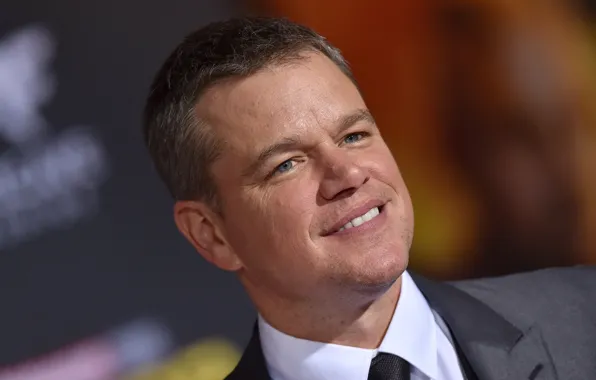 Smile, actor, Matt Damon