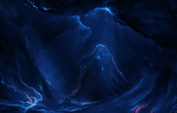 Picture space, stars, nebula, fiction, art, space, fantasy, nebula