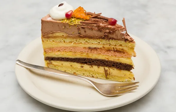 Picture cake, layers, dessert