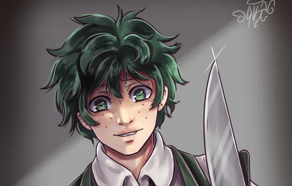 Boku no Hero Academy, My Hero Academia, All Might, Izuku Midoriya, Mimifreiheil