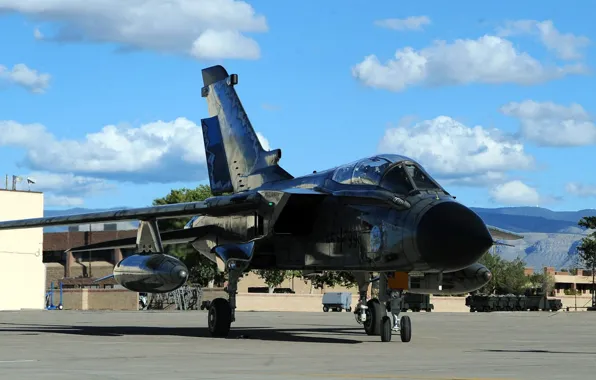 Fighter-bomber, Panavia, Tornado, combat jet aircraft with variable sweep wing, The German air force