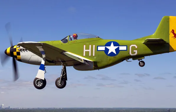 Picture flight, retro, pilot, the plane, landing