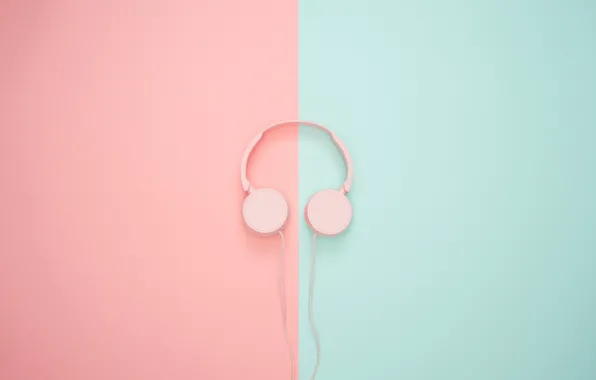 Picture background, color, headphones
