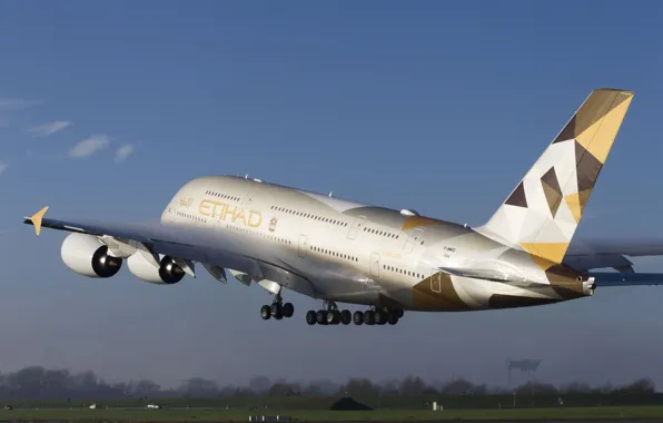 The plane, Liner, A380, The rise, Airbus, Etihad Airways, The Effect Of Prandtl — Glauert, …