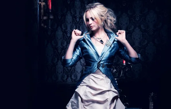 Picture look, background, dark, blonde, the room, Candice Accola