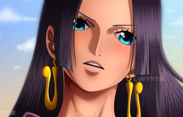 Girl, face, One Piece