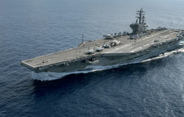 Army, Navy, aircraft carrier, USS Ronald Reagan