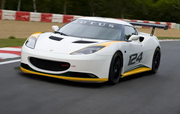 Picture track, Lotus, Lotus, Evora, the front part, in Evora, Endurance, Racecar