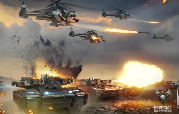 Fire, technique, the battle, assault, Imperial - War of Tomorrow
