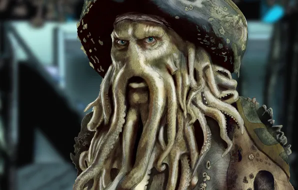 Figure, Pirates of the Caribbean, Davy Jones, Pirates of the Caribbean, Davy Jones