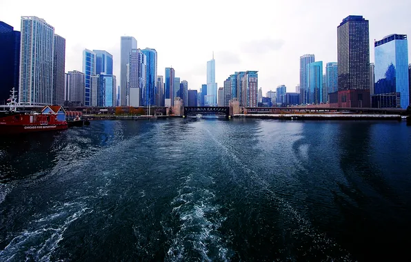 Picture skyscrapers, USA, Chicago, Chicago, illinois