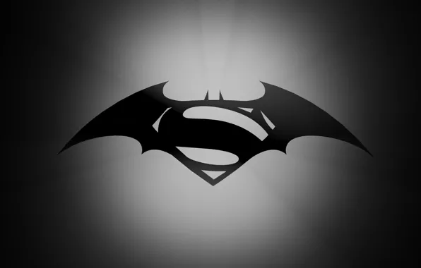 Picture Batman, Logo, Superman, Batman vs Superman