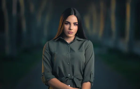 Look, girl, hair, portrait, Lucie