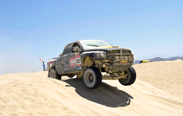 Sand, Auto, Sport, Desert, Machine, Dodge, Race, Day