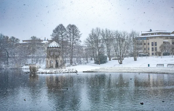 Winter, snow, Germany, Germany, Freiburg, Freiburg im Breisgau