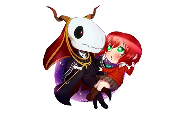Anime, art, kids, Mahou Tsukai no Yome, The Ancient Magus' Bride, Elias Ainsworth, Hatori Chise