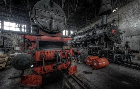 Background, repair, locomotives