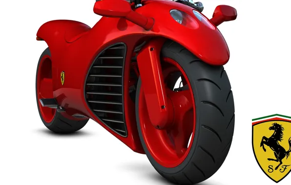 Picture concept, ferrari, bike, prototype, wallpapers, motorsport