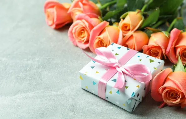 Picture gift, roses, congratulations, Atlascompany