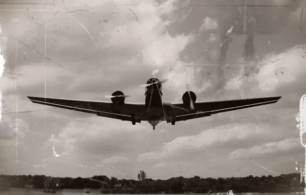 Picture aviation, retro, the plane