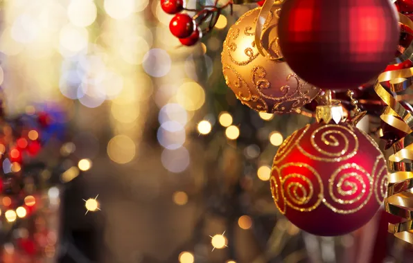 Berries, balls, toy, new year