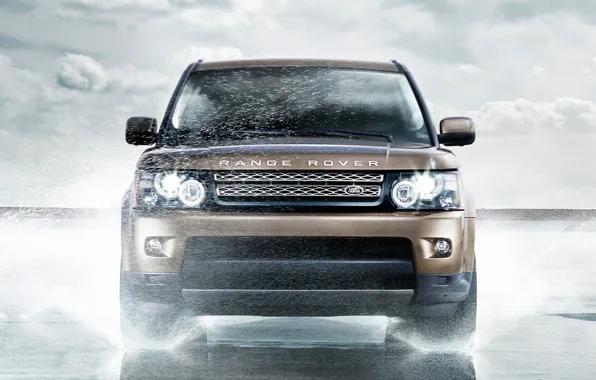 Picture Water, Sport, Machine, Land Rover, Range Rover, Car, Car, Water