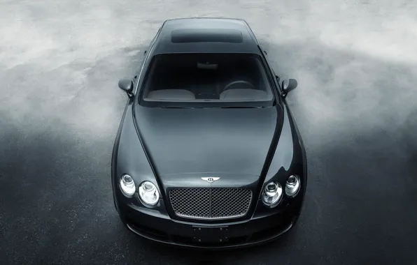 Black, Bentley, Continental, before, black, front, Bentley, continental