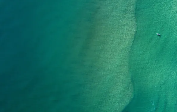 Picture sea, water, boat, ship, the view from the top