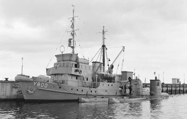 1959, The German Navy, visit, Den Helder, FGS Passat (Y800), FGS Hai (S170), FGS Hecht …