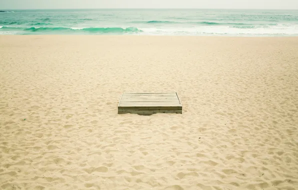 Sand, sea, beach, summer, water, photo, the ocean, box