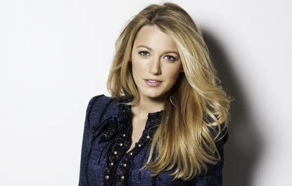 Picture portrait, actress, blonde, Blake Lively