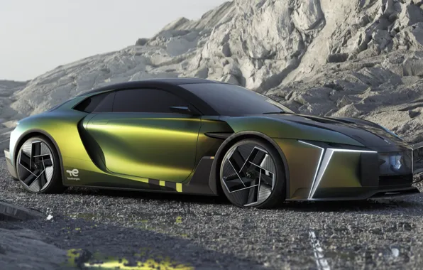 Picture concept, supercar, exterior, DS Motor, E-Tense Performance, electric coupe