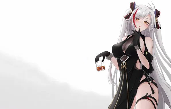 Girl, sexy, lingerie, pantsu, cleavage, panties, long hair, dress