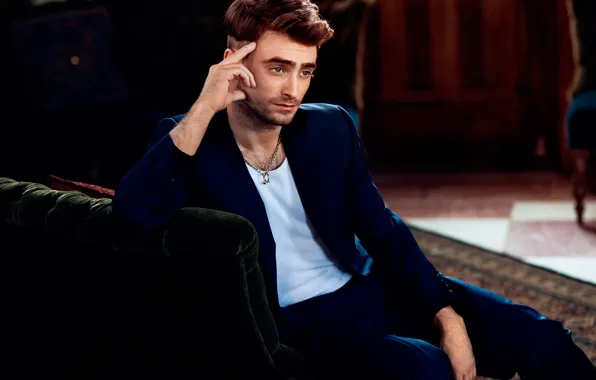 Picture photoshoot, Daniel Radcliffe, Essential Homme