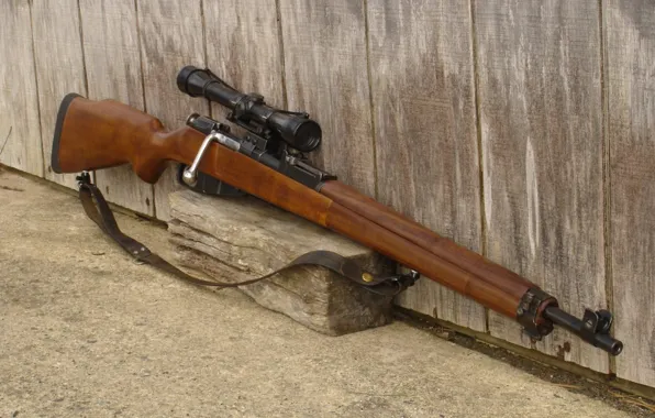 Picture weapons, background, the fence, rifle, sniper, bar, Mosin, store