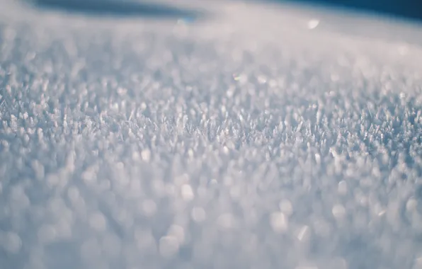 Winter, snow, snowflakes, Shine, ice, blur, texture, Christmas