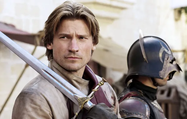Sword, actor, helmet, character, Game Of Thrones, Game of Thrones