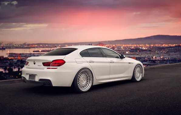 BMW, white, tuning, Gran Coupe, 650i