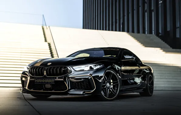 Picture black, tuning, coupe, shadow, BMW, ladder, Manhart, 2020