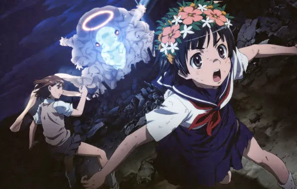 Fear, monster, destruction, misaka mikoto, monster, Schoolgirls, wreath, to aru majutsu no index