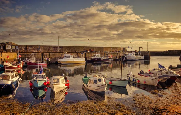 Boat, England, harbour