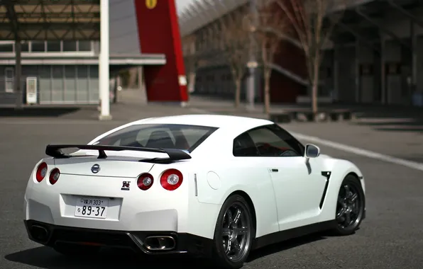 White, Japan, Nissan, Japan, Nissan, GT-R, Car, Car