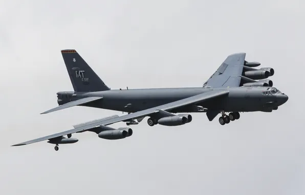 Flight, Boeing, strategic, bombardirovshik, heavy, STRATO fortress, B-52H