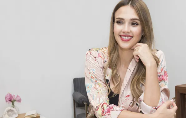 Picture stars, face, smile, woman, model, Jessica Alba, beauty, actress