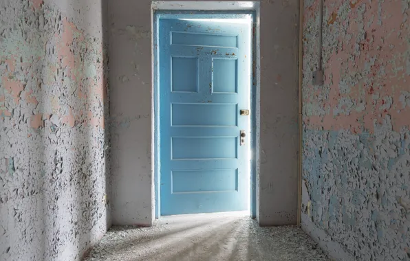 Picture background, room, the door