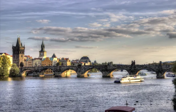 HDR, Prague, Charles bridge